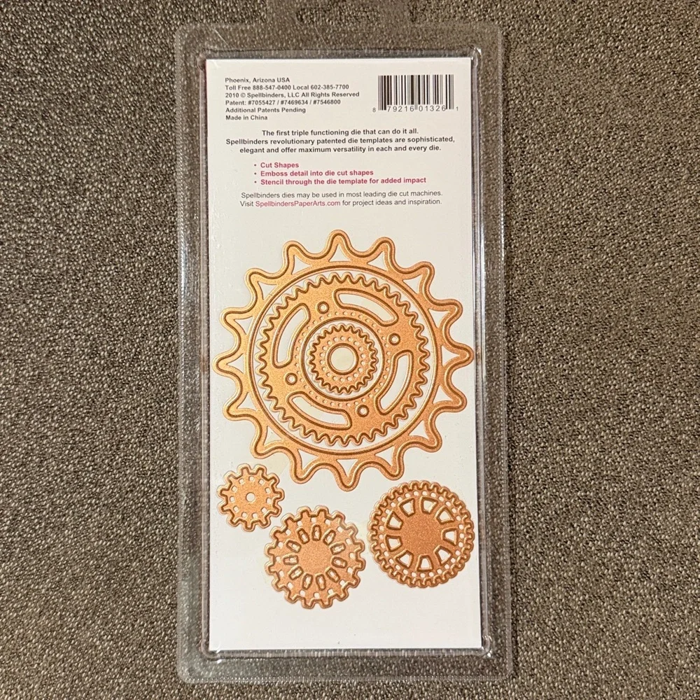 Spellbinders Shapeabilities Sprightly Sprockets S5-048 NWT Donna Salazar